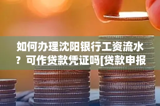 如何办理沈阳银行工资流水？可作贷款凭证吗[贷款申报必见]