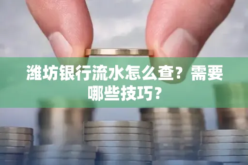 潍坊银行流水怎么查?需要哪些技巧?