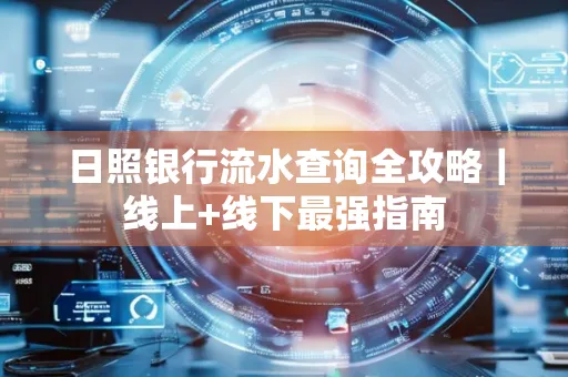 日照银行流水查询全攻略|线上+线下最强指南