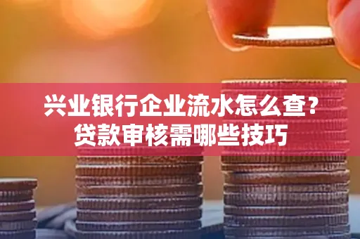 兴业银行企业流水怎么查?贷款审核需哪些技巧