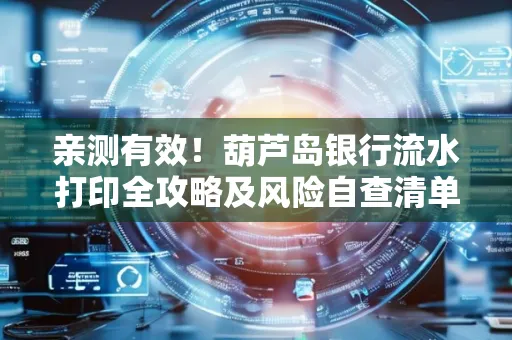 亲测有效！葫芦岛银行流水打印全攻略及风险自查清单