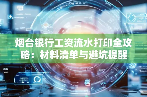烟台银行工资流水打印全攻略:材料清单与避坑提醒