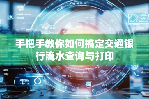 手把手教你如何搞定交通银行流水查询与打印