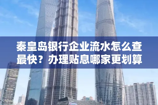 秦皇岛银行企业流水怎么查最快?办理贴息哪家更划算?