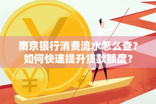 南京银行消费流水怎么查?如何快速提升贷款额度?