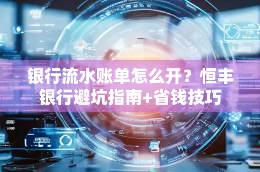 银行流水账单怎么开?恒丰银行避坑指南+省钱技巧