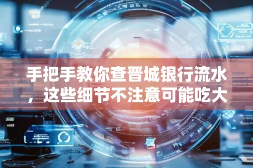 手把手教你查晋城银行流水,这些细节不注意可能吃大亏