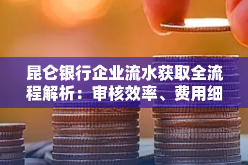 昆仑银行企业流水获取全流程解析:审核效率、费用细节、安全措施全知道