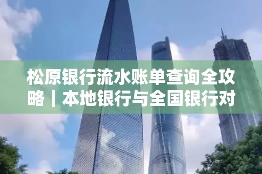 松原银行流水账单查询全攻略|本地银行与全国银行对比指南