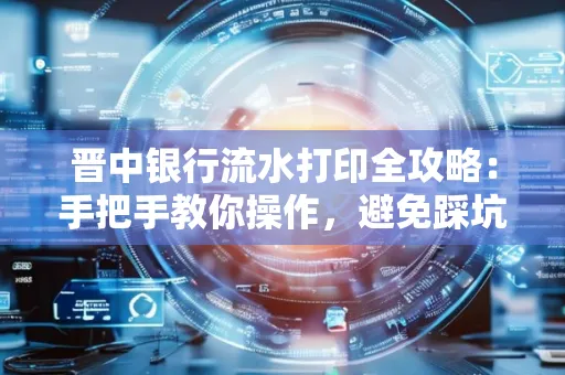 晋中银行流水打印全攻略:手把手教你操作,避免踩坑