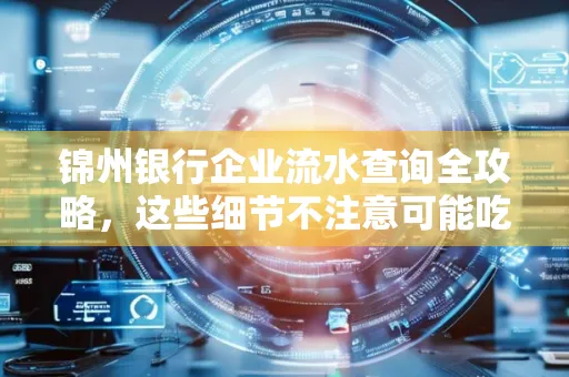 锦州银行企业流水查询全攻略,这些细节不注意可能吃大亏