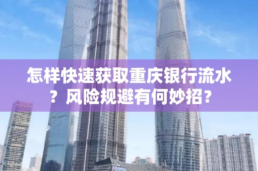 怎样快速获取重庆银行流水?风险规避有何妙招?