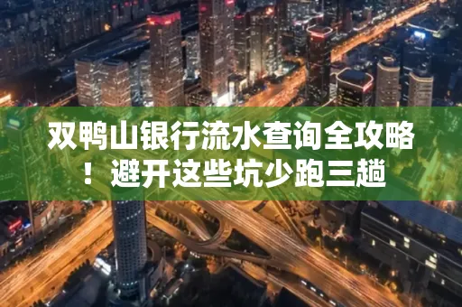 双鸭山银行流水查询全攻略!避开这些坑少跑三趟